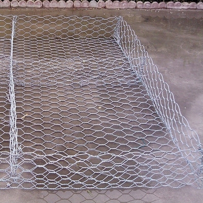 Galvanized Alloy Braided Gabion Hexagonal Baskets for Construction Geogrid Support