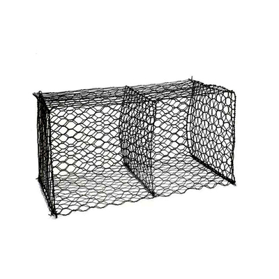 2x1x1m Hexagonal Woven Steel Gabion Basket With Zn-10%AL Tensile Strength 350-550N/mm2