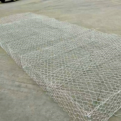 2x1x1m Hexagonal Woven Steel Gabion Basket With Zn-10%AL Tensile Strength 350-550N/mm2