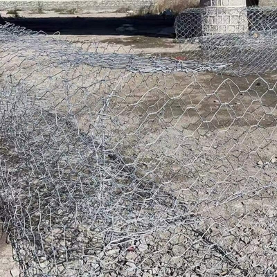 Alloy Galfan Galvanized Gabion Baskets With PVC Coated  RAL Standard