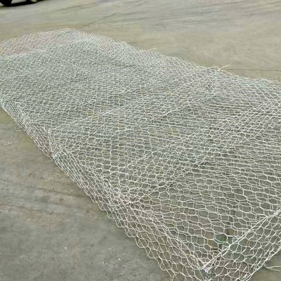 Galfan Galvanized Gabion With Tensile Strength 350-550N/mm2 Spot Welded By 3.0mm Alloy Wire