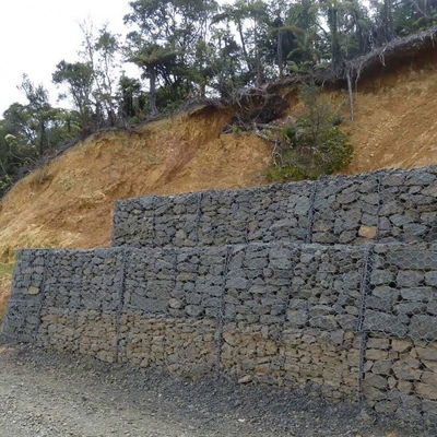 Galvanized Steel Gabion Box Welded Stone Cage For Retaining Wall Landscape