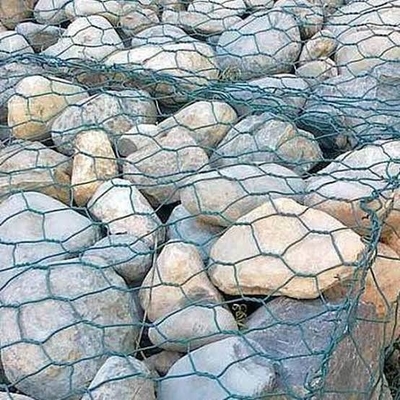Galfan Galvanized Alloy Spot Welded Gabions 1*1*1M Or Customized  Size