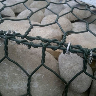 Galfan Alloy Spot Welded Woven Wire Gabion Hotdip Galvanized