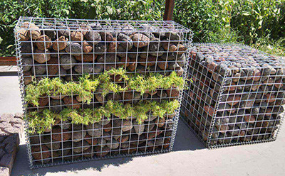 Pre Filled Gabion Galvanized Heavy Hexagonal Wire Mesh Basket Anti Corroded For River Embankment