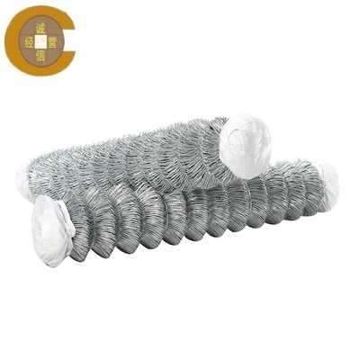 Galvanized Iron Chain Link Fencing Mesh with Plastic Coating
