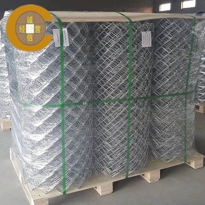 Galvanized Iron Chain Link Fencing Mesh with Plastic Coating