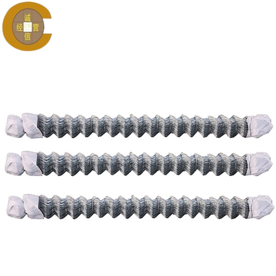 Rustproof Plastic Coated Iron Chain Link Fence Mesh Customization