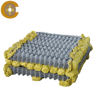 Rustproof Plastic Coated Iron Chain Link Fence Mesh Customization