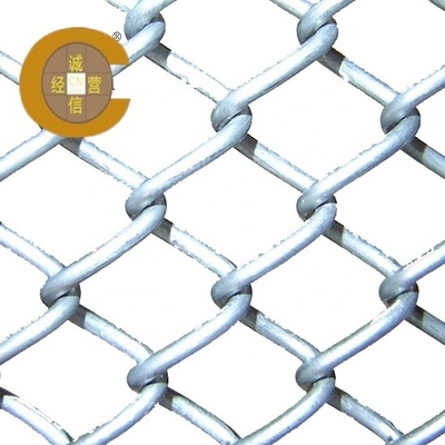 Customizable Hot Dipped Plastic Coated Chain Link Fence Wear Resisting