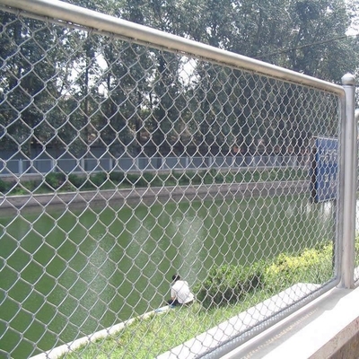Woven Chainlink Fence with Alloy Wire for Industrial Security