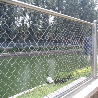 3.0 4.0 5.0mm Woven Alloy Galfan Galvanized Alloy Wire Chain Link Fence