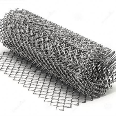 Alloy Wire Strong Tensile Chain Linked Fence System With 10%AL Galfan Galvanized