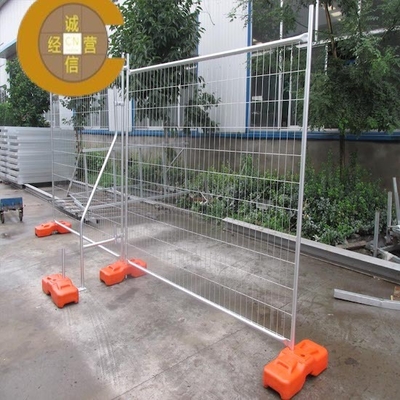 Galvanized Temporary Construction Site Fence Panel For Pedestrian Separation