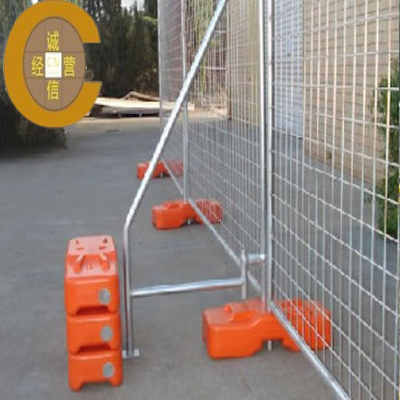 Galvanized Temporary Construction Site Fence Panel For Pedestrian Separation