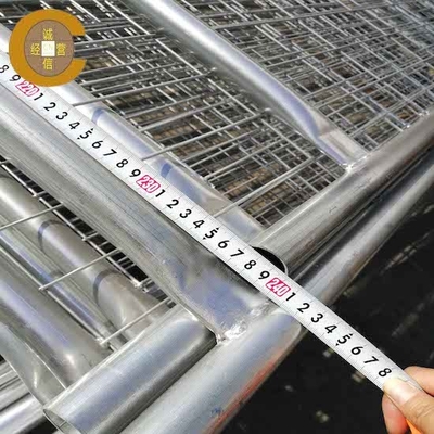 Galvanized Temporary Construction Site Fence Panel For Pedestrian Separation