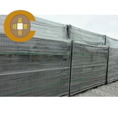 Welded Mesh Panel Barrier Portable Steel Crowd Control Fence For Stadium Safety