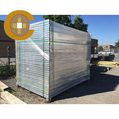 Welded Mesh Panel Barrier Portable Steel Crowd Control Fence For Stadium Safety