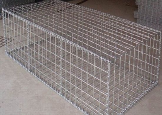 Tensile Welded Fence Gabion Box Made of Alloy Steel Wire With Double Layer PVC Coating