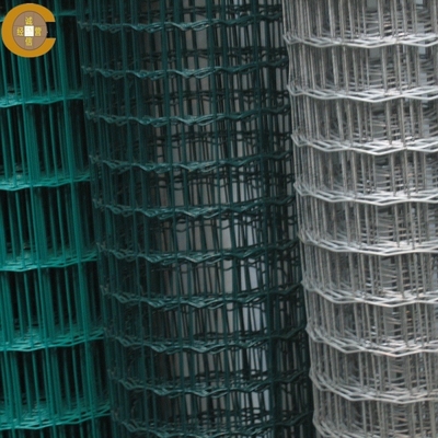 2x2 3/8 Inch Plastic Coated Welded Wire Mesh Fence Roll Erosion Resistant