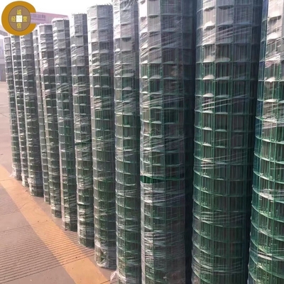 2x2 3/8 Inch Plastic Coated Welded Wire Mesh Fence Roll Erosion Resistant