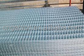 Industrial Commercial 6x15 Galvanized Steel Heavy Fence Welded Wire Mesh Panel