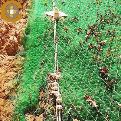 Galvanized Chain Link Rockfall Protection Net For Slope Safety Barrier