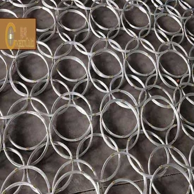 Galvanized 4mm Wire 10*5m Round Mesh Rockfall Barrier Net
