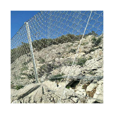 Galvanized Diamond Mesh Rockfall Shield Netting