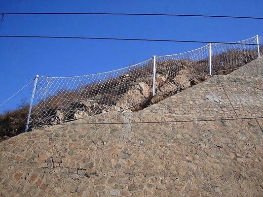 Galvanized Diamond Mesh Rockfall Shield Netting
