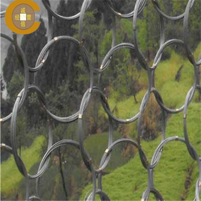 Flexible SNS Soft Rockfall Protection Ring Wire Mesh For Slope Protection