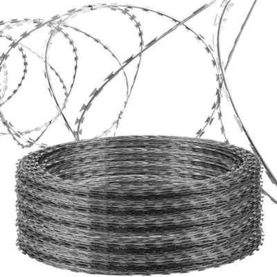 Tensile Razor Wire Low Carbon Iron Wire For Security Fencing
