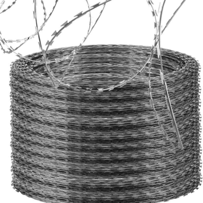 Tensile Razor Wire Low Carbon Iron Wire For Security Fencing