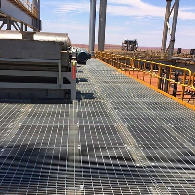 Galvanized Steel Grating Walkway Platform with Square Hole